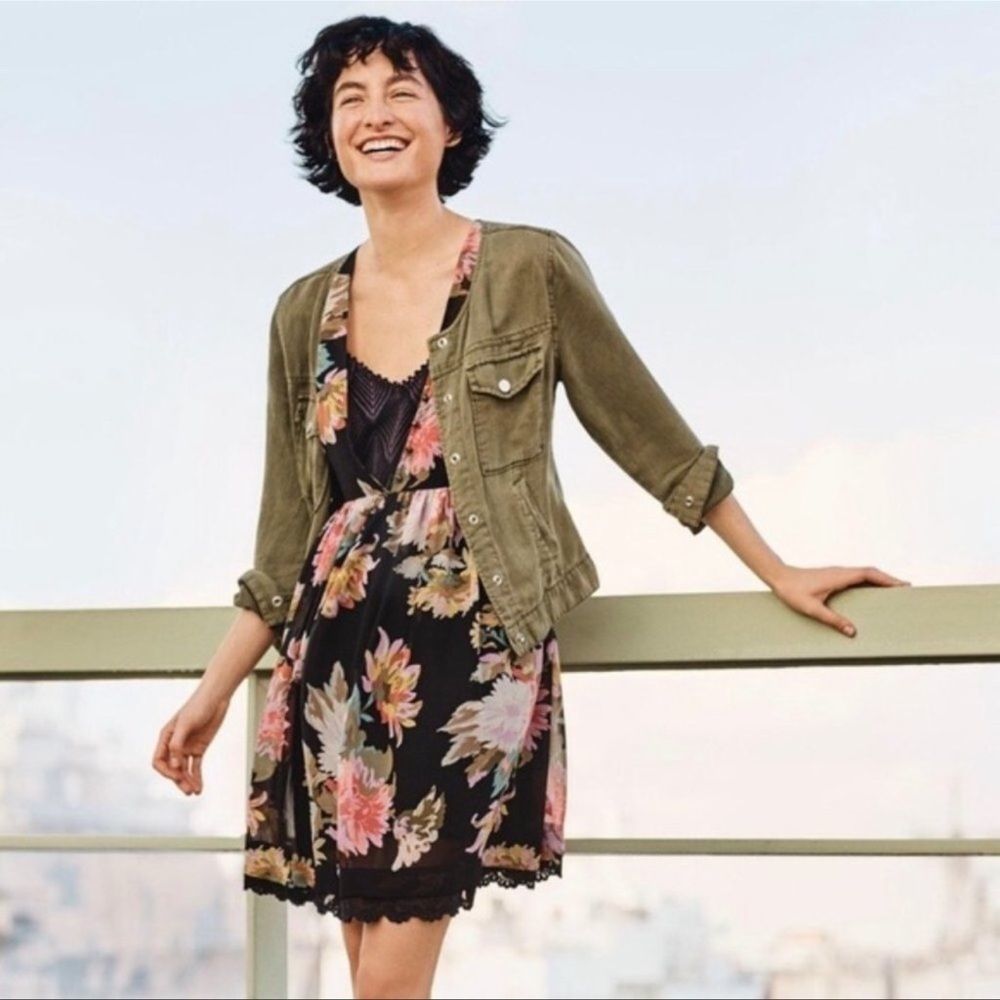 Anthropologie Maeve Violetta Floral Babydoll Dress -- XL - Picture 2 of 15